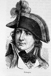 フランス軍総司令官シャルル・ピケグル（1761-1804）の肖像 - アンリ・マルタン著「L