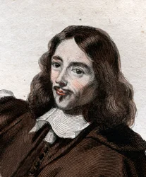 フランスの建築家、医師、解剖学者、クロードペロー（1613-1688）の肖像。
