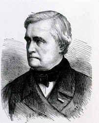 フランスの物理学者Claude Pouillet（1790 - 1868）の肖像 - 1896年の "Album de la Science; illustrious scientists; Grandes discoveries "に掲載されています。