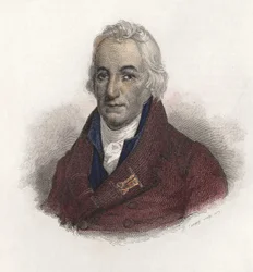 フランスの化学者、クロード・ベルトレ伯爵（1748-1822）の肖像。