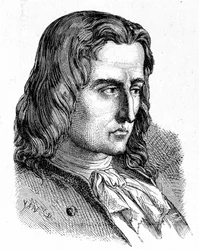 Denis Papin (1647 - 1714) の肖像 - "Album of Science; illustrious scholars; Grandes discoveries" 1896年に掲載。