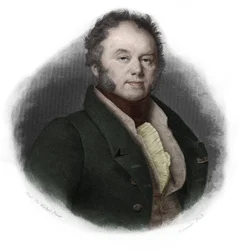フランスの政治家、フィッツ＝ジェームズ（Fitz James）公爵エドゥアール（1776-1838）の肖像。ルイ・ド・コルメナン・ティモンの「LIBRE DES SPEAKERS」に掲載されています。1842.個人蔵。
