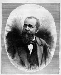 フランスの弁護士、ジャーナリスト、政治家であるEugene Henri Brisson (1835-1912)の肖像。1881年11月12日付「Le Monde Illustré」1285号に掲載されたエングレーヴィング。