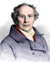 ドイツの天文学者、フリードリヒ・ヴィルヘルム・アウグスト・アルゲランダー（1799-1875）の肖像