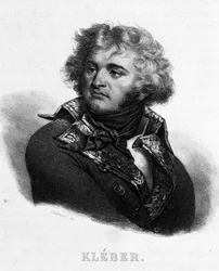 ジャン・バティスト・クレベール将軍（1753～1800年）の肖像-ティエール作「フランス革命」にて19世紀