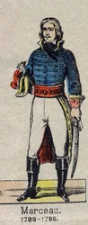 マルソー将軍（1769-1796）の肖像。