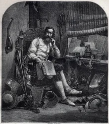 Gjergj Kastrioti Skanderbeg（またはGeorge Scanderbeg）の肖像 Georges Scanderberg