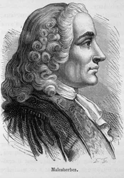 フランスの政治家Lamoignon de Malesherbes（1721-1794）によるGuillaume Chretien（ギョーム・シュレティアン）の肖像-Henri Martinの「フランス史」に掲載されています。