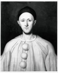 ピエロとしてのジャン・チャールズ・デブロー（1829-73）の肖像