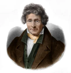 ジャン・フランソワ・ル・ブルトン（1762-1838）の画家および物理学者の肖像。
