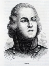 フランスの将軍ルイ・ラザール・オッシュ（1768-1797）の肖像 - アンリ・マルタンの「L