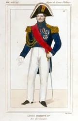 フランス国王ルイ・フィリップ1世の肖像。