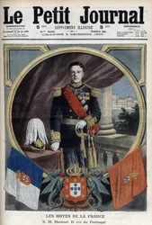 ポルトガル王マヌエル2世（1889-1932）のパリ訪問時の肖像-12月5日付「Le Petit Journal」紙