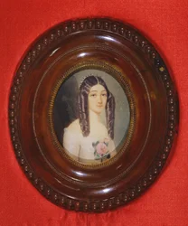マリーデュプレシス（1824〜1847年）の肖像、ラダムオーカメリア（1847年、紙にトイレ）としても知られる
