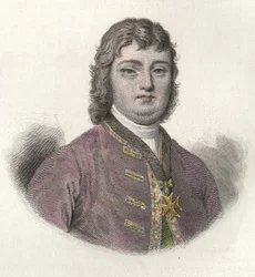 ニコラ・ロゼ・ドゥ・ル・シュヴァリエ・ロゼ（1675-1733）、フランスの軍人、総督の肖像。"Portraits des Hommes Useful "所収。