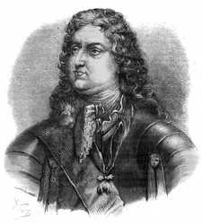 摂政として知られるオルレアン公フィリップ2世（1674-1723）の肖像。モーリス・ラシャトレ著『世紀を超えたローマ法王と王位継承者たちの歴史』に掲載された図版