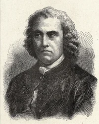 フランスの天文学者Pierre Charles Le Monnier (1715 - 1799)の肖像 - 1896年の "Album de la Science; illustrious scientists; Great discoveries "に掲載。