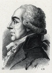 Pierre Louis Roederer (1754-1835) フランスの弁護士・政治家の肖像。1889年のエングレーヴィング。個人蔵。