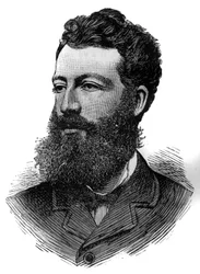 ペンティーヴル公爵ピエール・ドルレアン（1845-1919）の肖像。1886年6月26日の「Le Monde Illustré」に掲載されたエングレーヴィング。