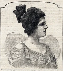 カラマン・チメイ（Caraman Chimay）王女の肖像（クララ・ワード - 1873 - 1916
