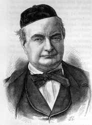 サント・ブーヴの肖像（1804 - 1869）（Sainte-Beuve）フランスの作家-アンリ・マルタンの「フランス史」に掲載。