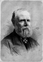 オランダ王ウィリアム3世（1817-1890）の肖像。1月25日付「Le Monde Illustré」1139号に掲載された図版