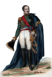 ユージーンローズドボーアルネ王子の肖像画（1781-1824）。
