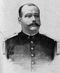 パトリス・ド・マック・マホン（マック・マホン）侯爵（1855～1927年）の肖像。3月5日の「La gazette du dimanche」に掲載されたエングレーヴィング