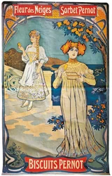 ペルノビスケットの広告ポスター、1897