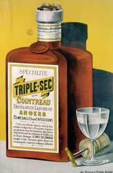 アンジェで作られたポスター広告Triple Sec Cointreau