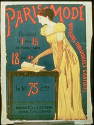 Paris Mode Magazineのポスター広告購読