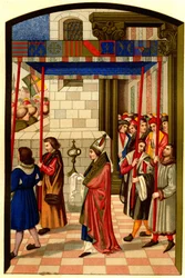 アンジュー王ルネ1世（1409-1480）のエクサン・プロヴァンスへの行列