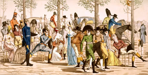 ロンシャンの遊歩道、1802