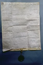 レイモンド7世による承認（1197-1249）モー条約のトゥールーズ伯爵、1229年頃