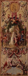 ドンキホーテの物語が描かれたリージェンスゴブランのタペストリー、1717〜18年