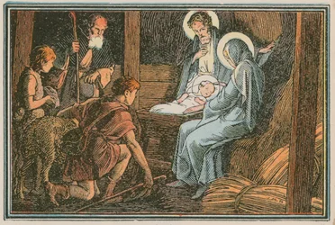 イエスの生涯の一場面（カラー・エングレービング