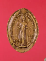 ブランシュドカスティーユのシール（1188-1252）（ワックス）