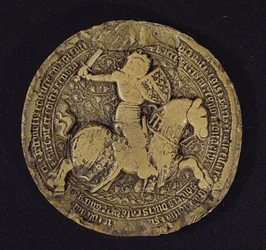 アンジューのルイ1世の印（1339-84）シチリアの王、1383
