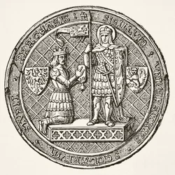 Seal of the University of Prague, from Science and Literature in The Middle Ages by Paul Lacroix pub. London 1878   1455272   ja       japanese Successfully Translated  Original: Donkey Ride at Heist Translat: Donkey Ride at Heist 1440296 ja japanese Succe
