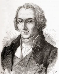 ベンジャミン・トンプソン卿、ラムフォード伯爵、1870年頃に出版された「Les Merveilles de la Science」より（エングレーヴィング