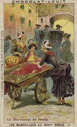 イチゴの売り手、18世紀