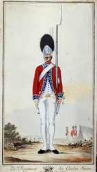 スイス・ガード1779年のリトグラフ「Compendium d