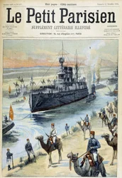 スエズ運河を渡るバルチック艦隊 - 1904年11月12日付「リトル・パリジャン」にて