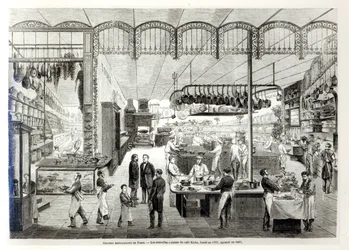 カフェ・リッシュの新しいキッチン、1866