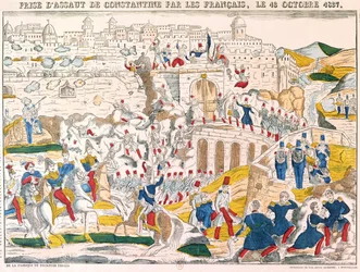 1837年10月13日のフランスによるコンスタンティヌスの捕獲