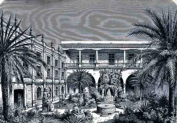 新世界の古代都市のメキシコ博物館、クロードジョセフデザイアシャルネによるパブ。 1887