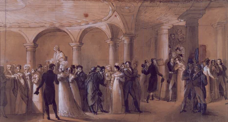 フランシス劇場のペリスタイル、1822年