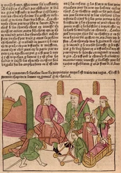 人生の段階、バルテルミーラングレ作「ルリヴルデプロプリエテデチョース」、1485年（色の木版画）