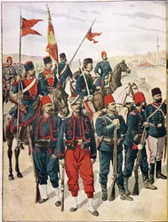 バルカン戦争中のトルコ軍、1912〜13年