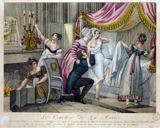 結婚式の夜、1820年頃